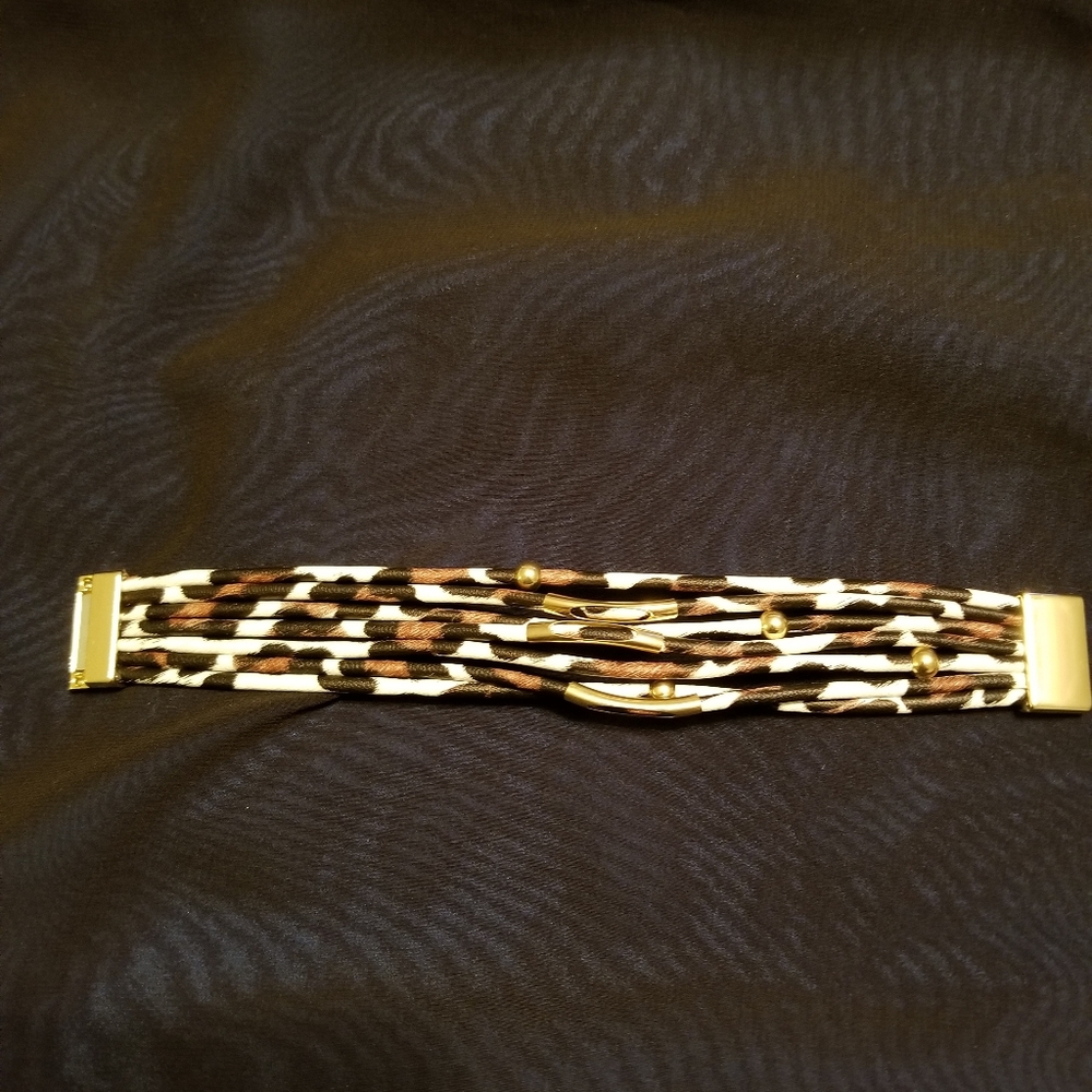 Animal print bracelet